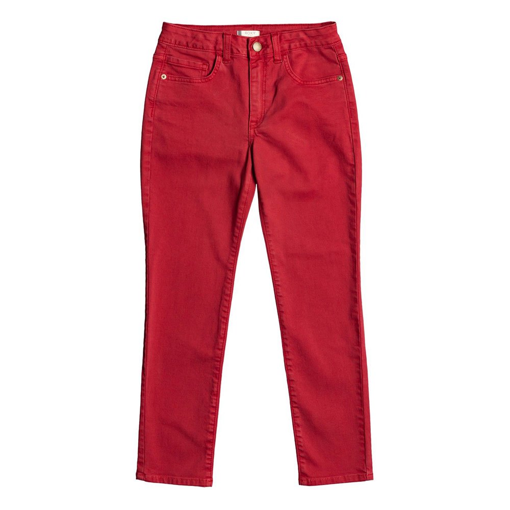 roxy see you again jeans rouge 12 years fille