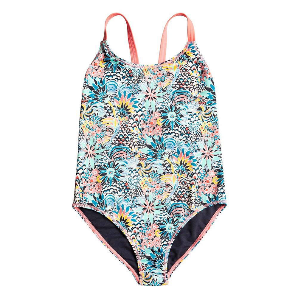 roxy marine bloom bico swimsuit multicolore 16 years fille