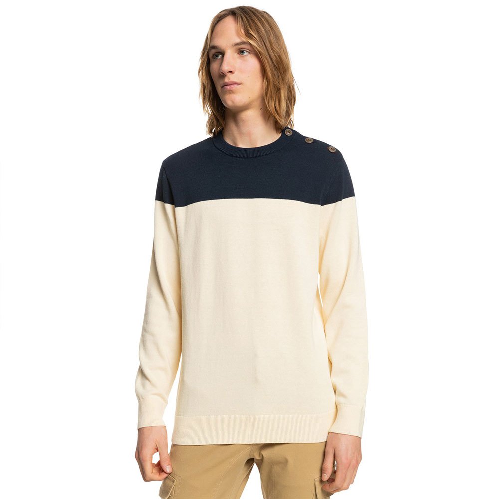 quiksilver marin sweater beige xl homme