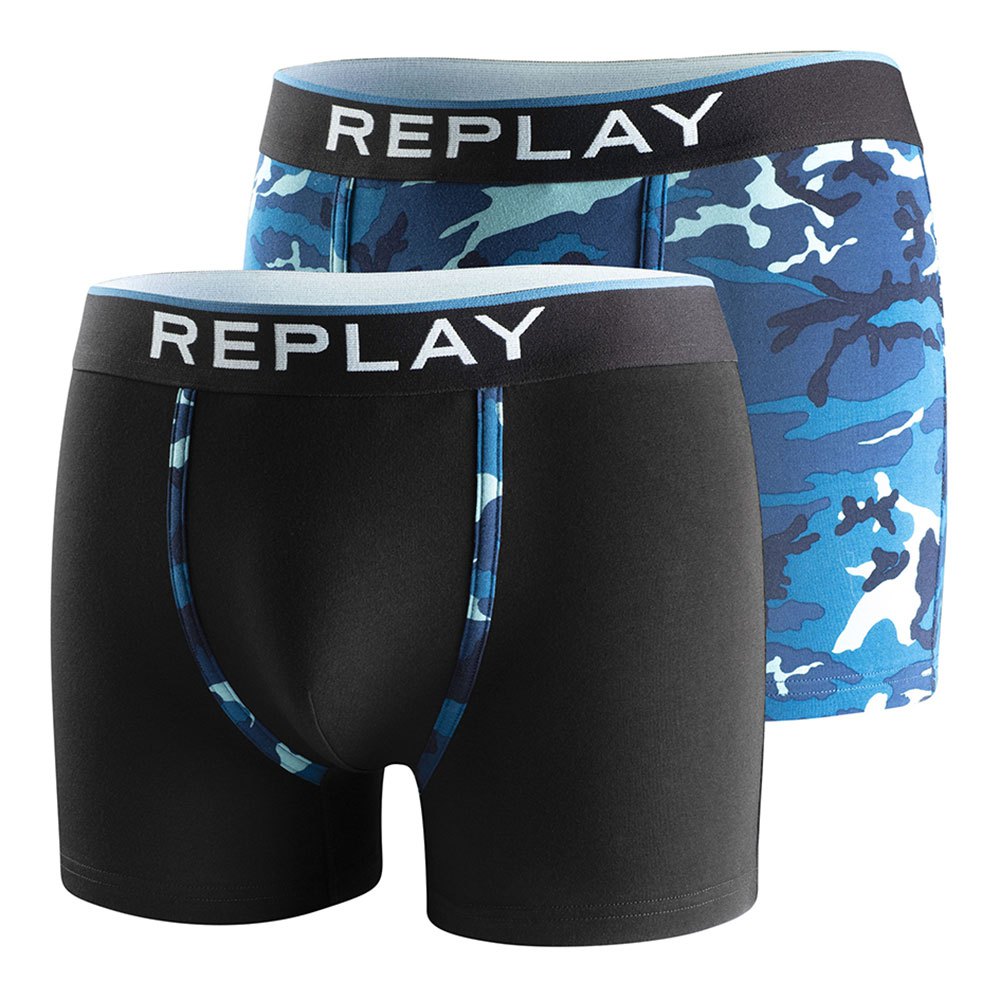 replay style8 trunk 2 units multicolore l homme