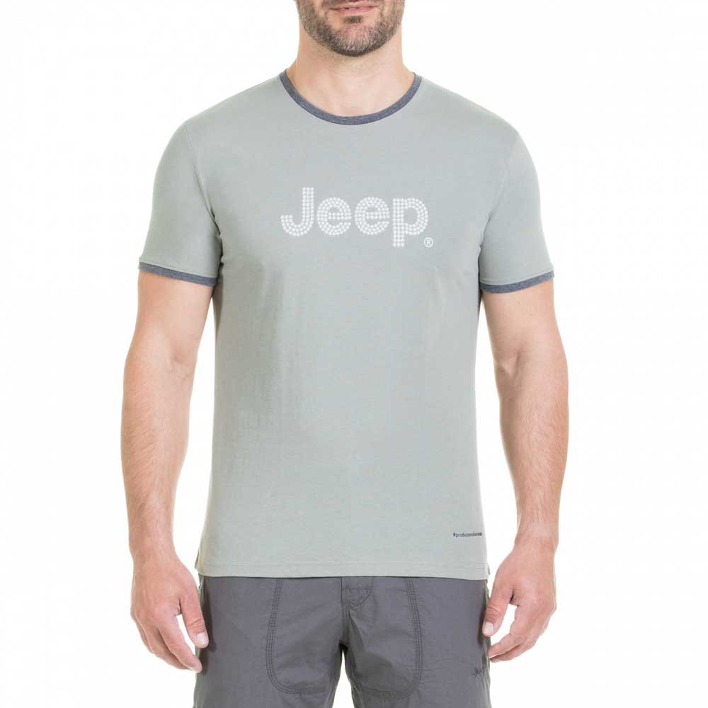 jeep o100795e069 short sleeve t-shirt vert l homme
