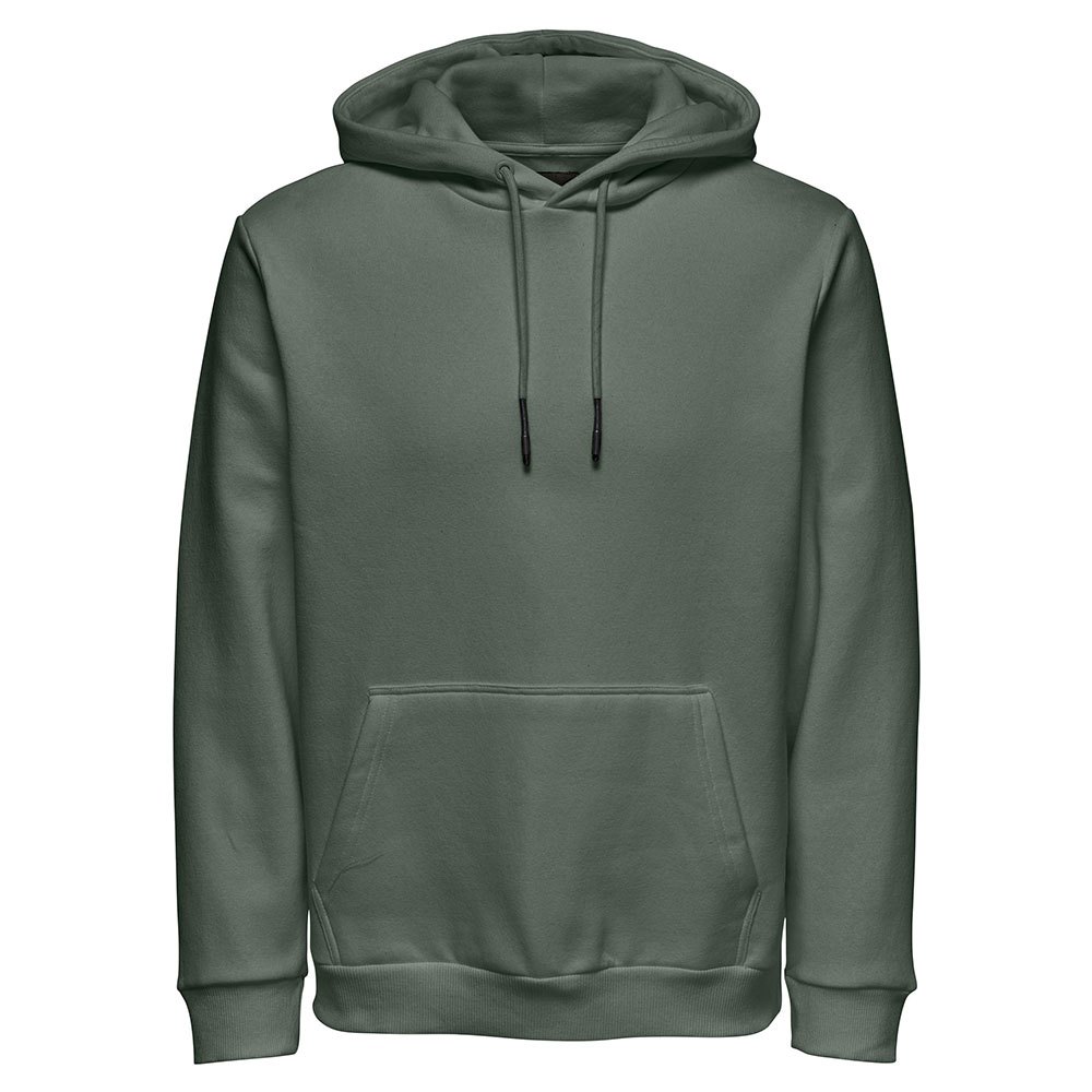 only & sons ceres life hoodie vert s homme