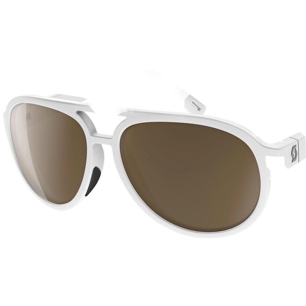 scott bass sunglasses blanc brown/cat3 homme