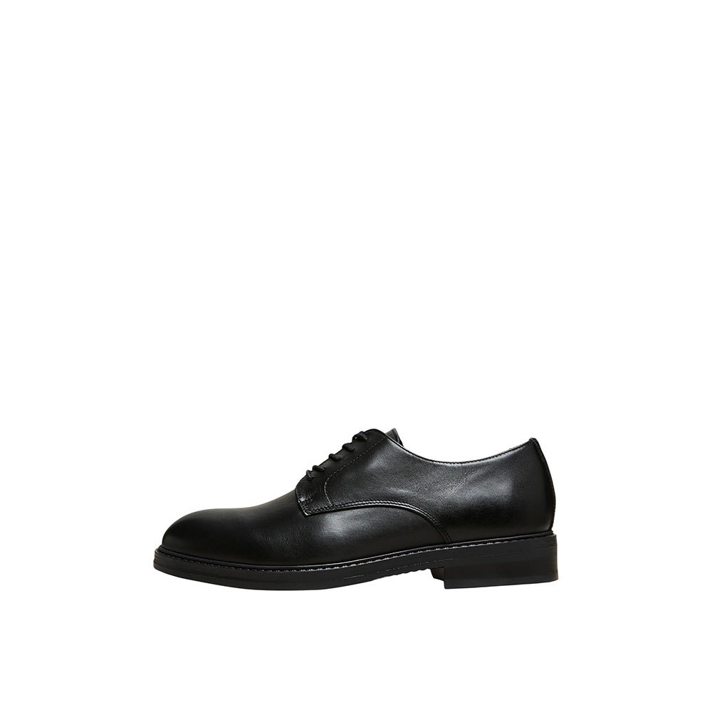 selected blake derby leather shoes noir eu 45 homme