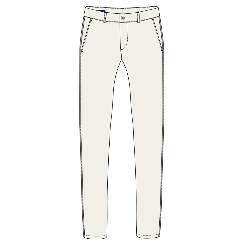 façonnable contemporary chino garment-dyed light gab cotton stretch chino pants blanc 50 homme