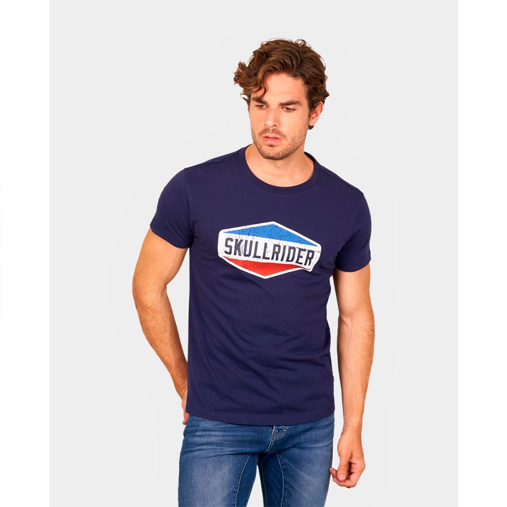 skull rider petrol short sleeve t-shirt bleu 2xl homme