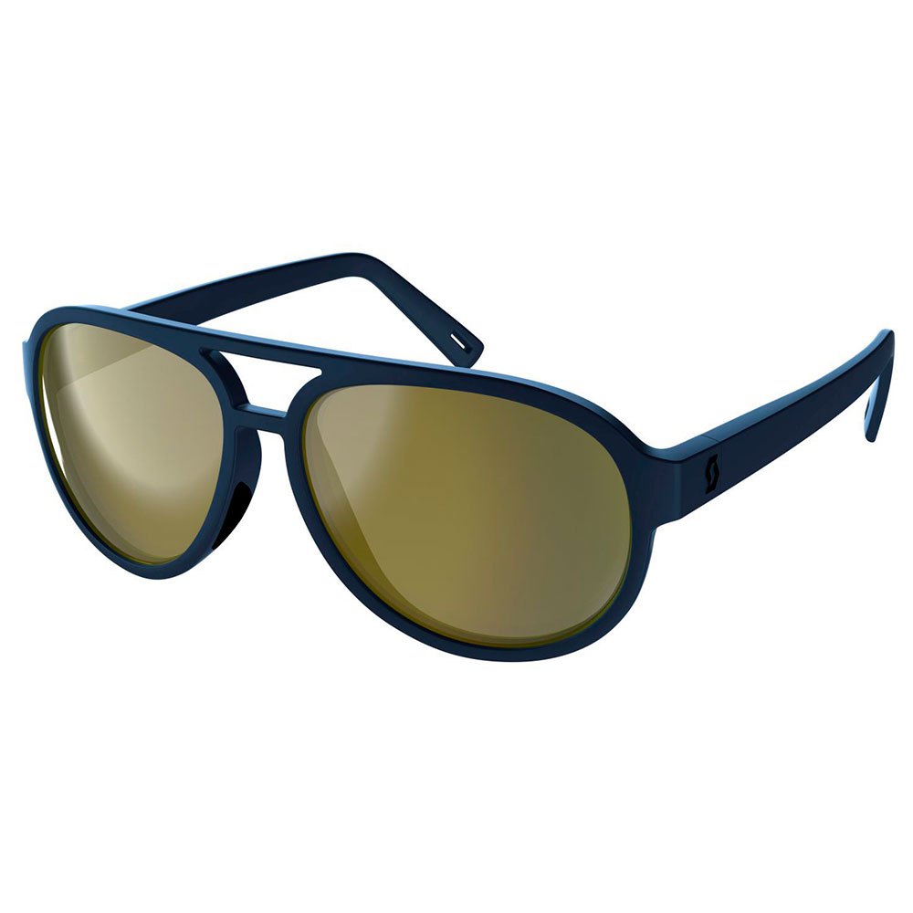 scott bass sunglasses bleu gold chrome/cat 3 homme
