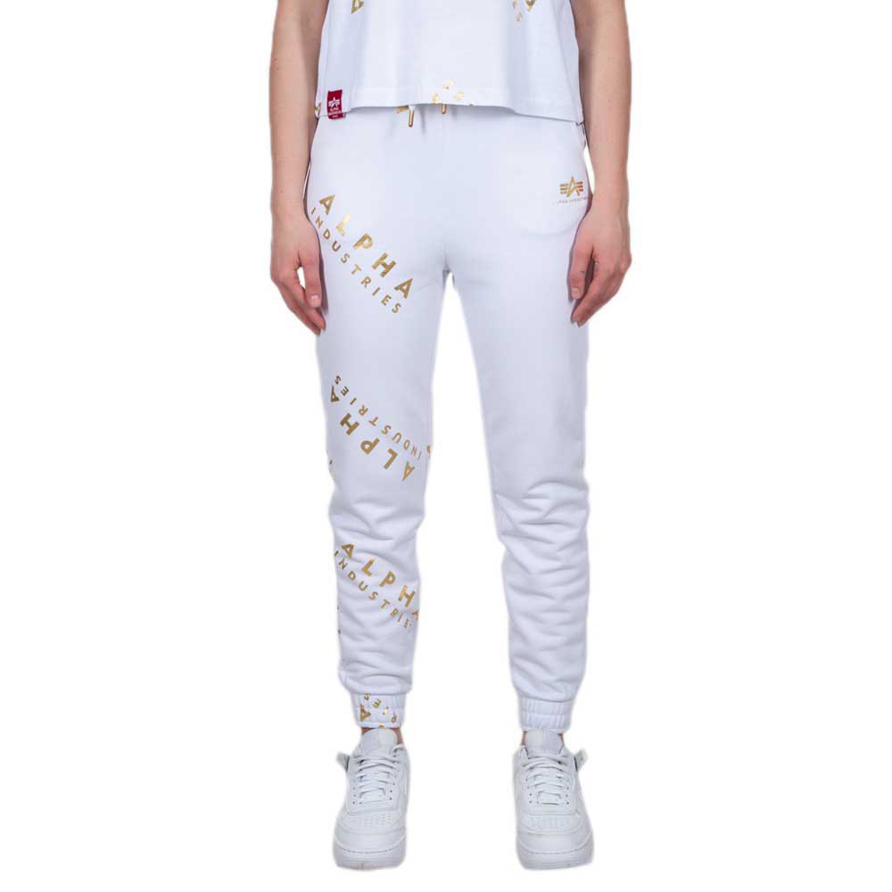 alpha industries foil all over print leggings blanc s femme