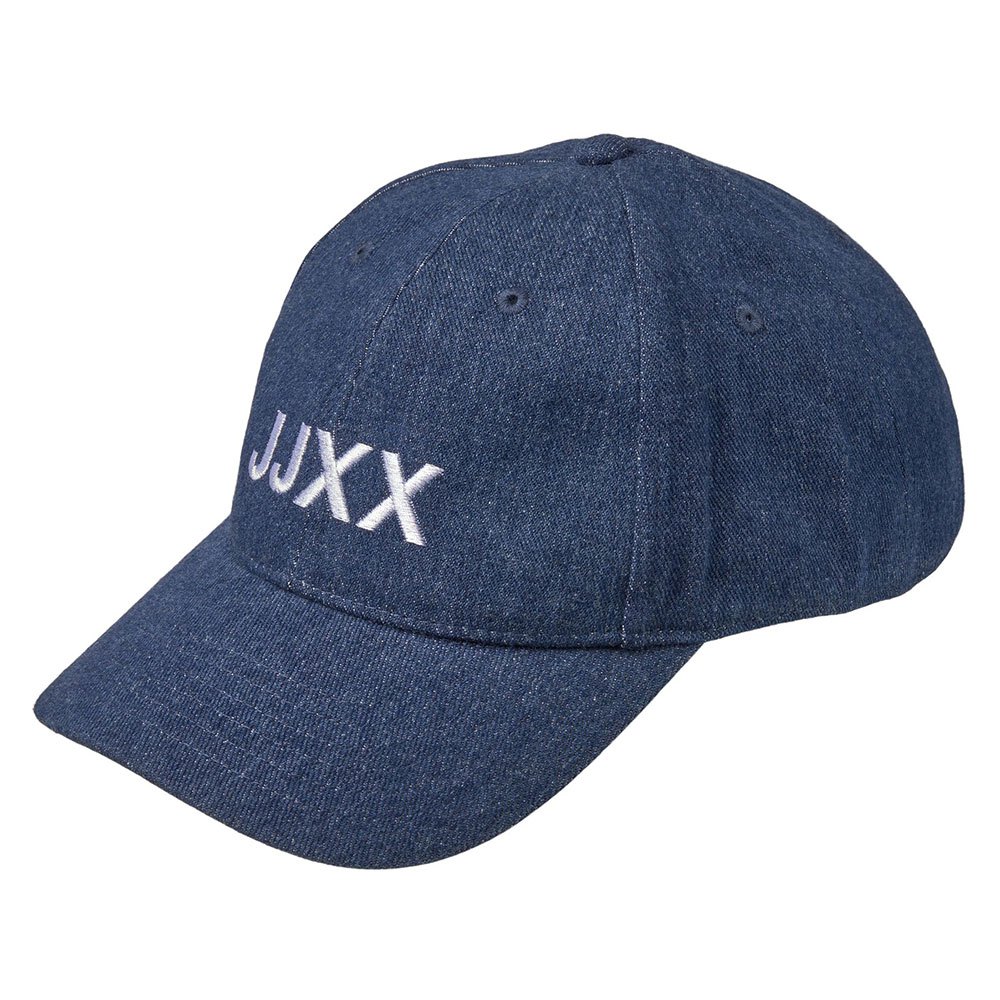 jack & jones basic big logo denim baseball cap jjxx bleu  homme