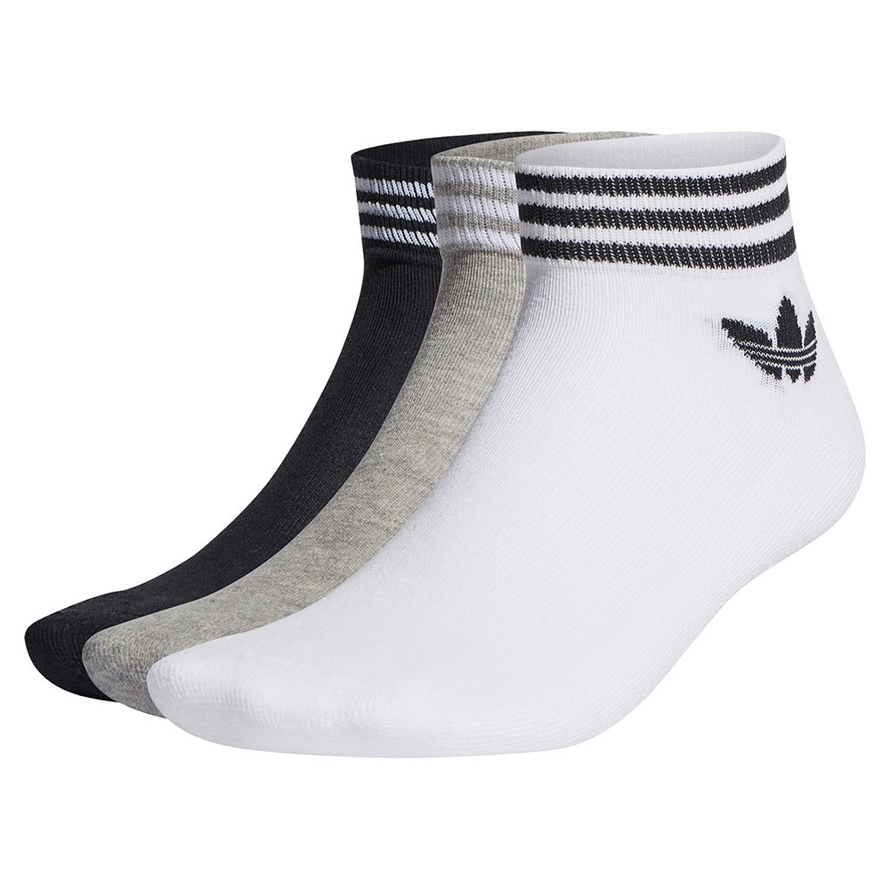 adidas originals trefoil ankle hc socks multicolore eu 31-34 homme