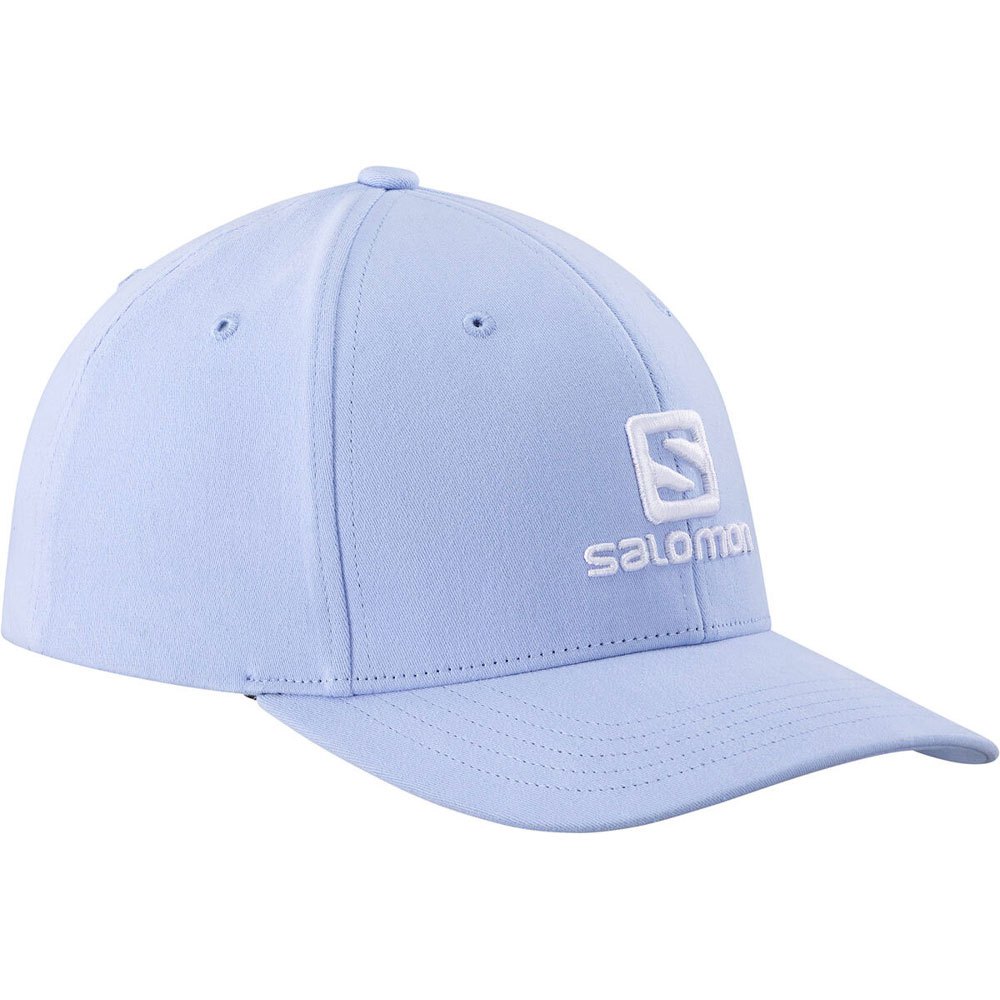 salomon logo cap bleu  homme