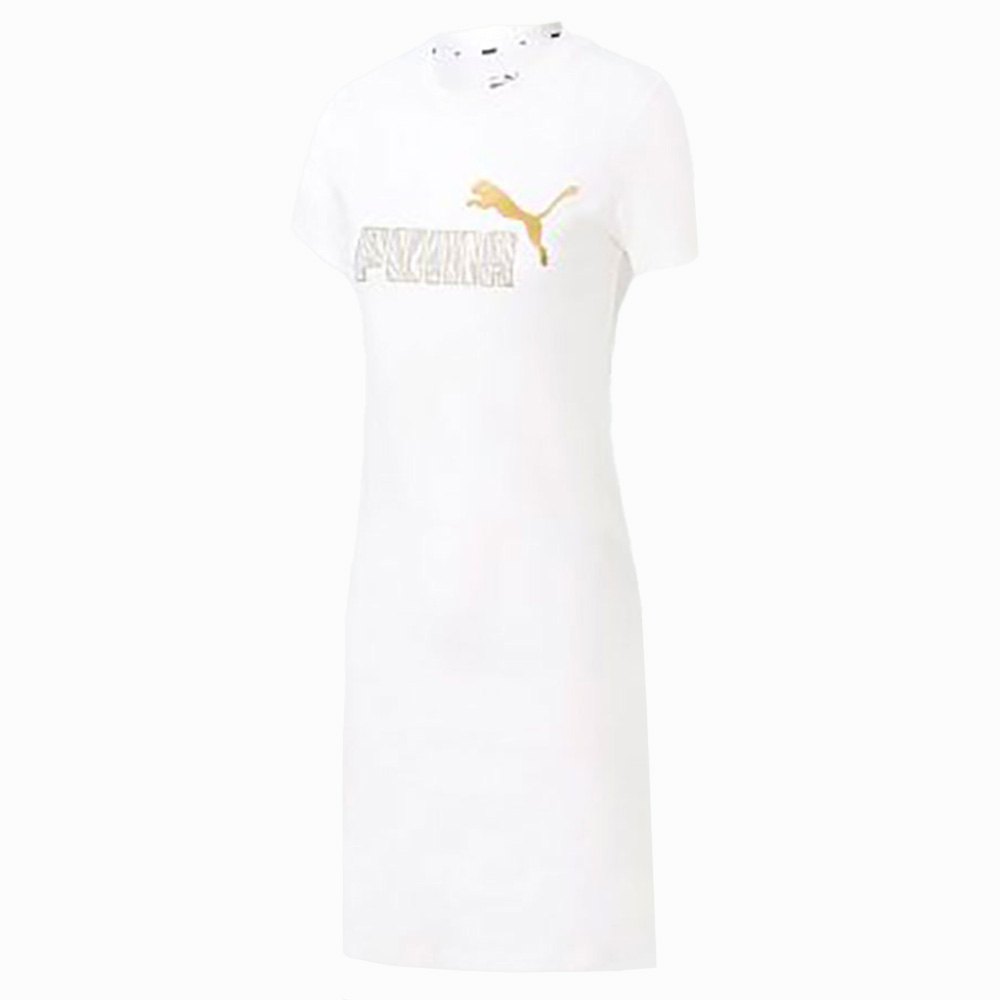 puma graphic dress blanc xs femme