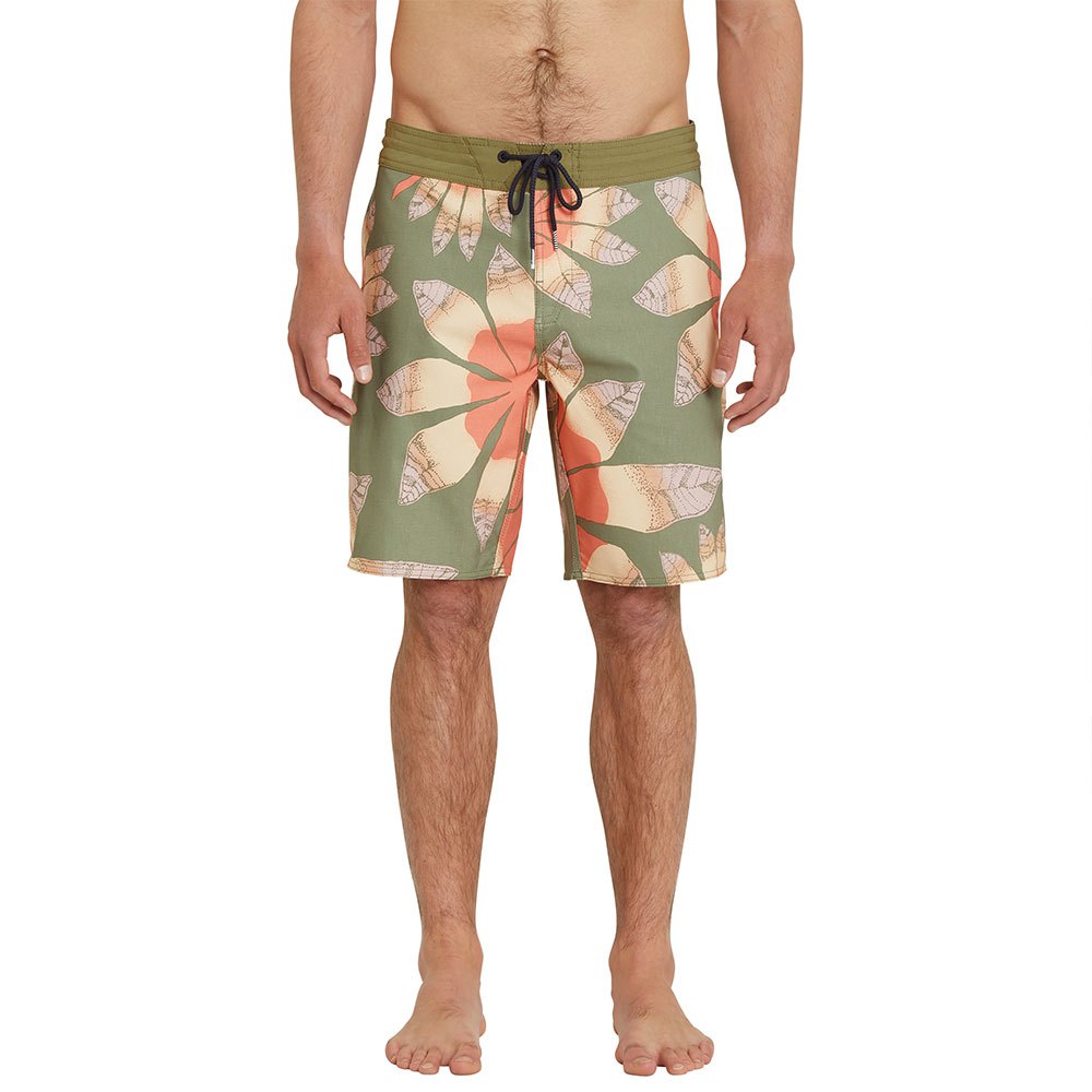 volcom sunder stoney 19´´ swimming shorts orange 28 homme