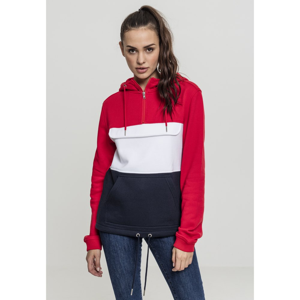 urban classics urban classic sweatshirt sweater over rouge xs femme