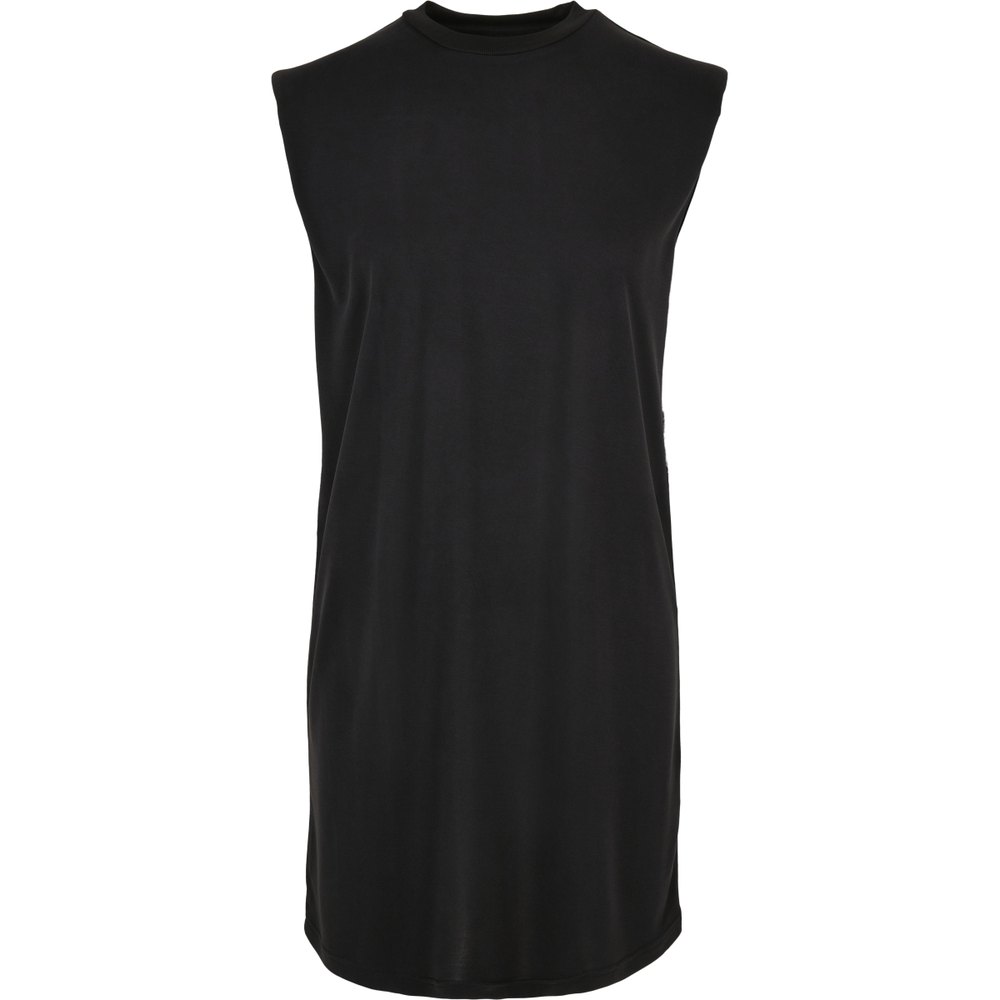 urban classics modal ded shoulder dress noir xs femme