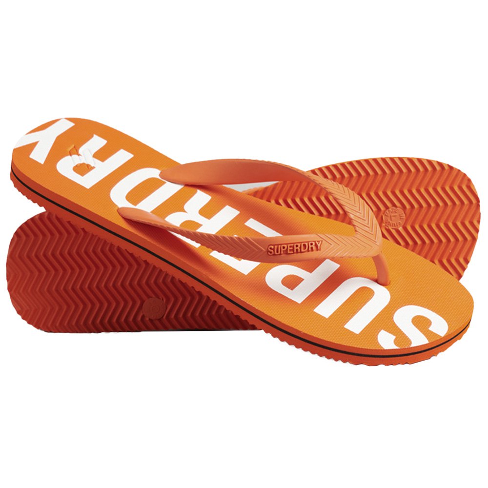 superdry code essential sandals orange eu 42-43 homme