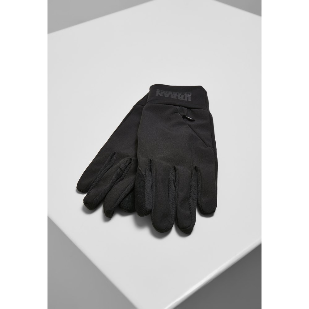 urban classics logo cuff performance gloves noir s-m homme