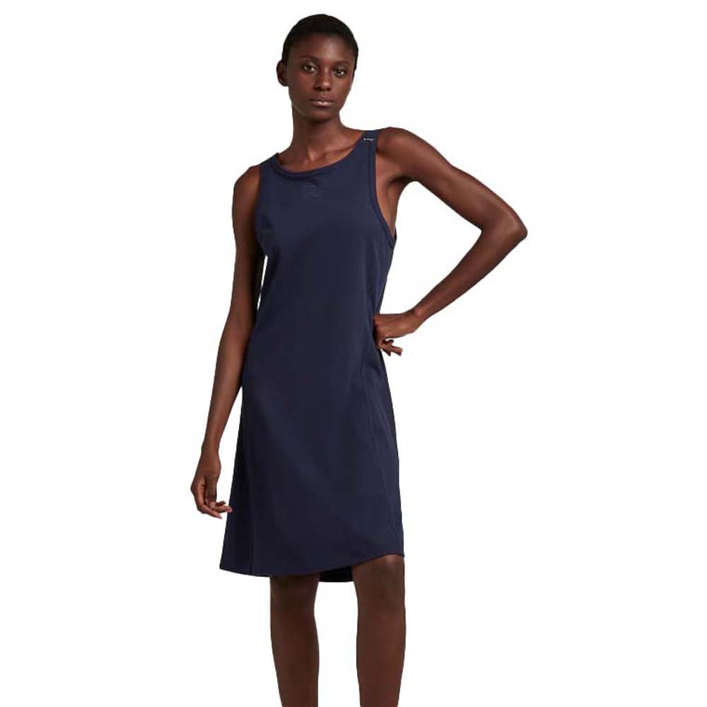 g-star adjustable sleeveless dress bleu 2xs femme