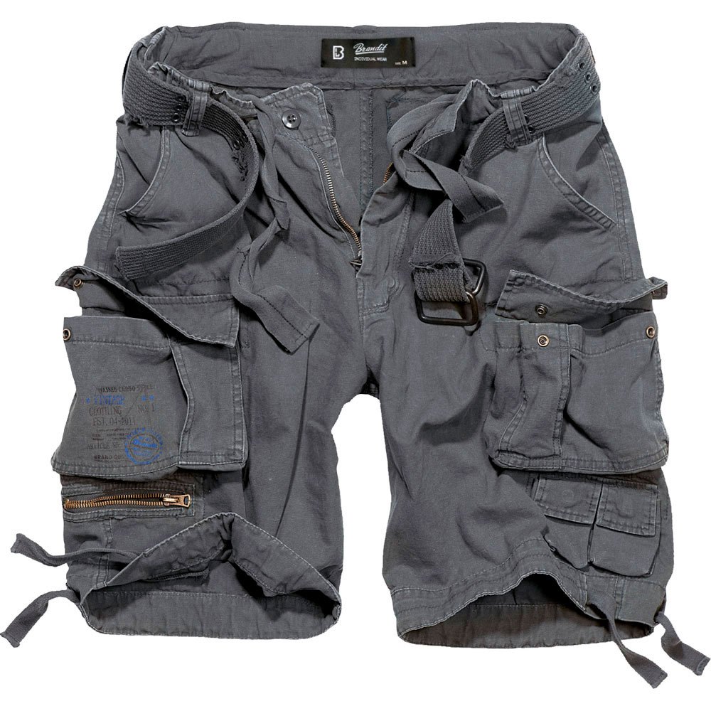 brandit savage vintage shorts gris 4xl homme