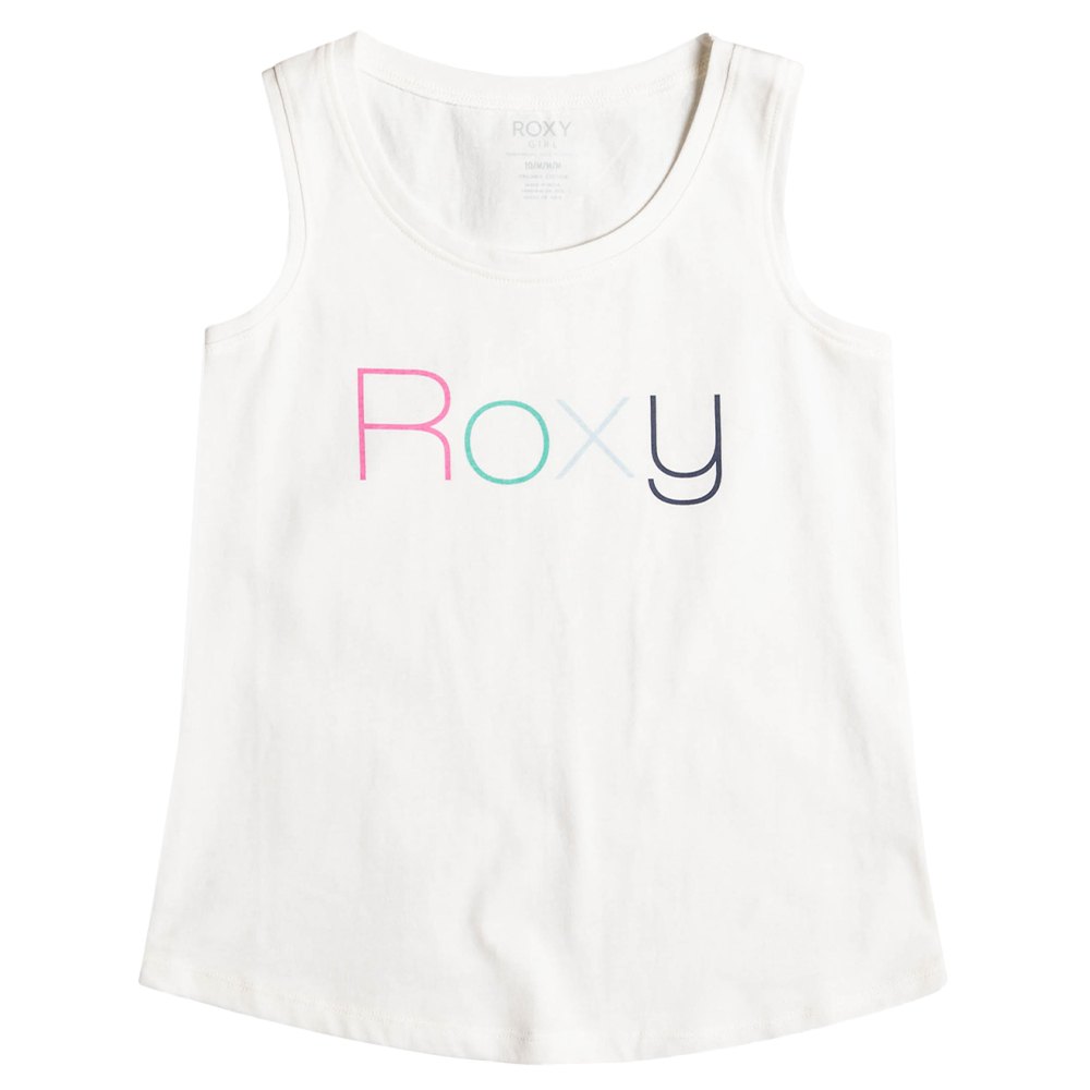 roxy ergzt03853 there is life sleeveless t-shirt blanc 16 years fille
