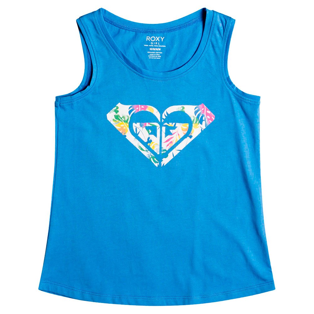 roxy there is life sleeveless t-shirt bleu 8 years fille