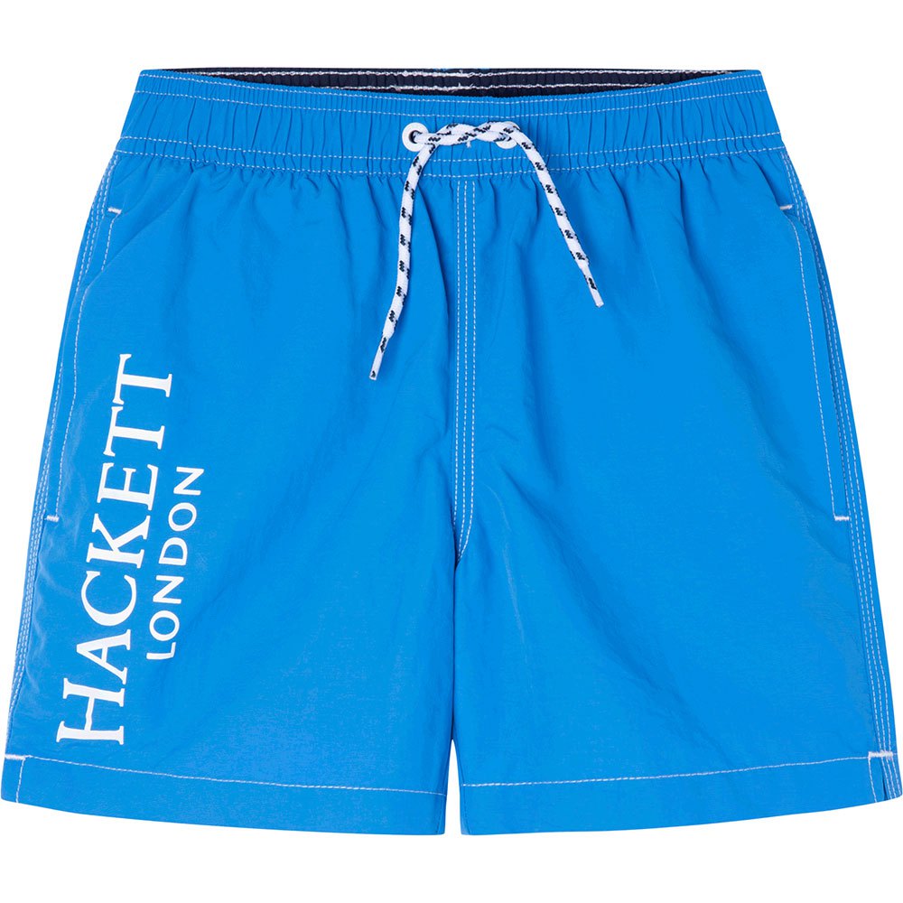 hackett branded solid swimming shorts bleu 5 years garçon