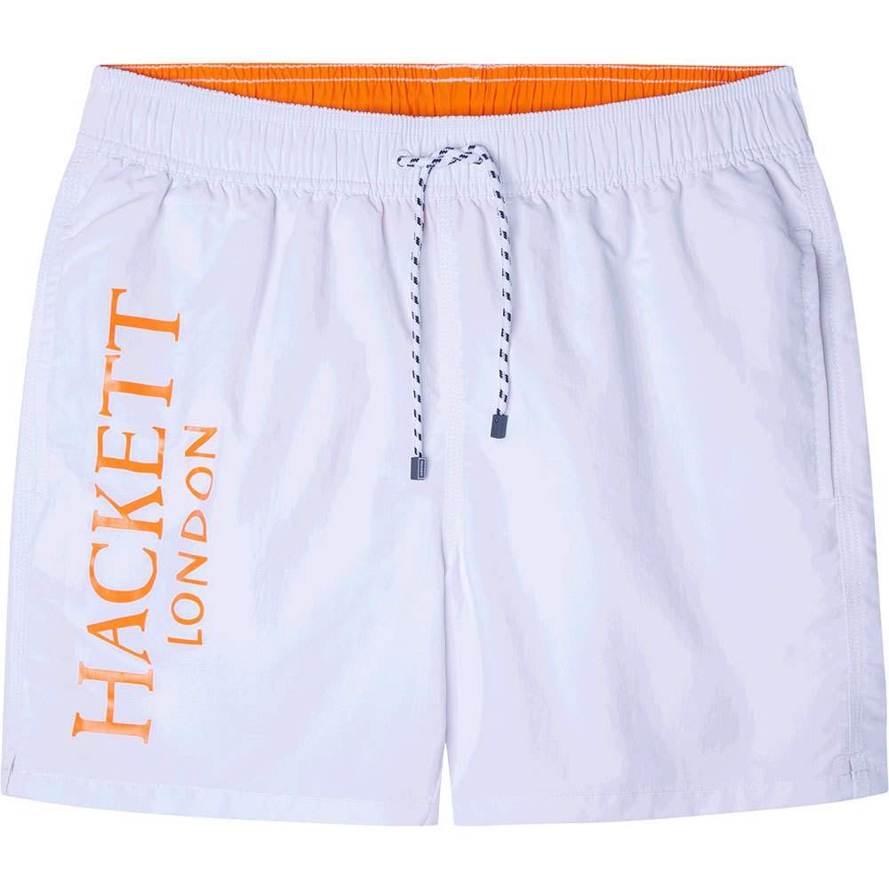 hackett branded volley swimming shorts bleu m homme