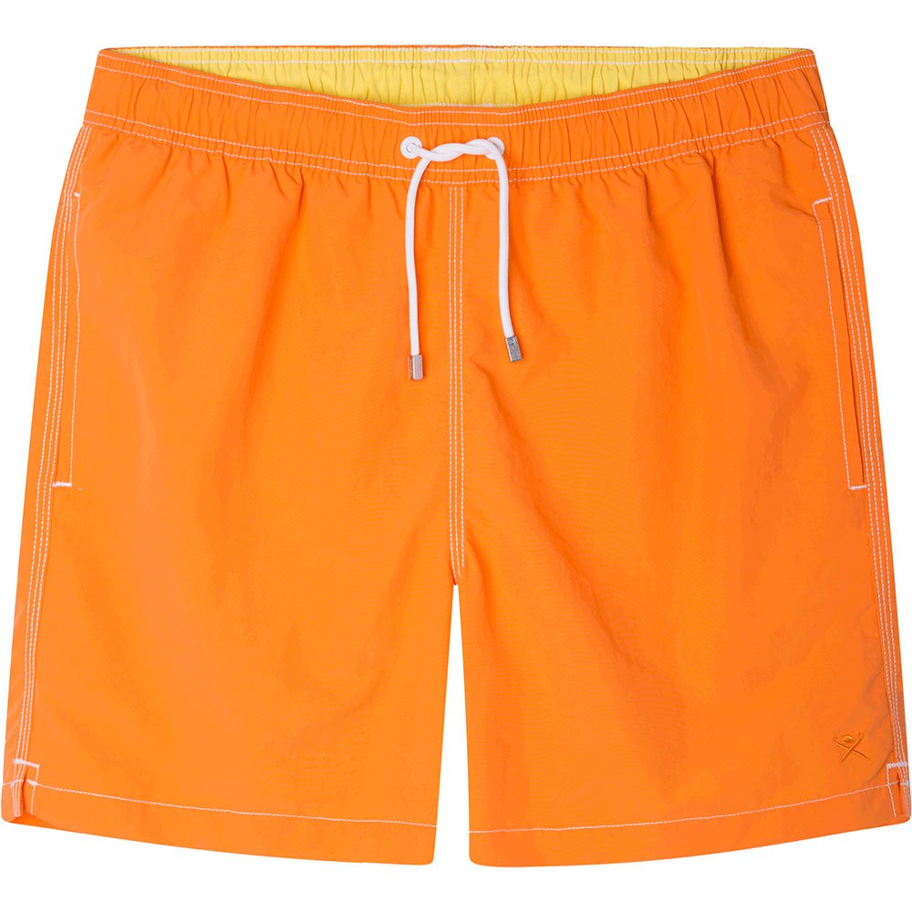 hackett core solid volley swimming shorts orange 2xl homme