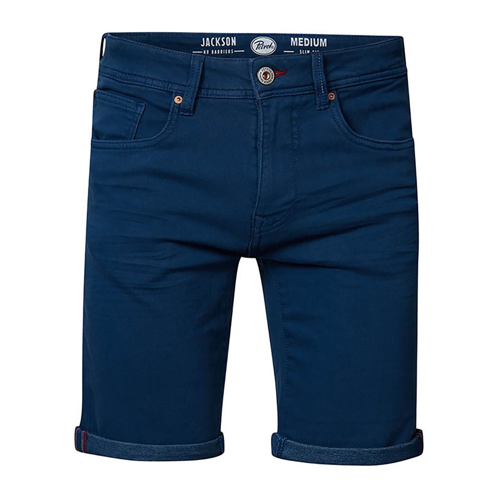 petrol industries m-1020-sho005 jackson coloured denim shorts bleu l homme
