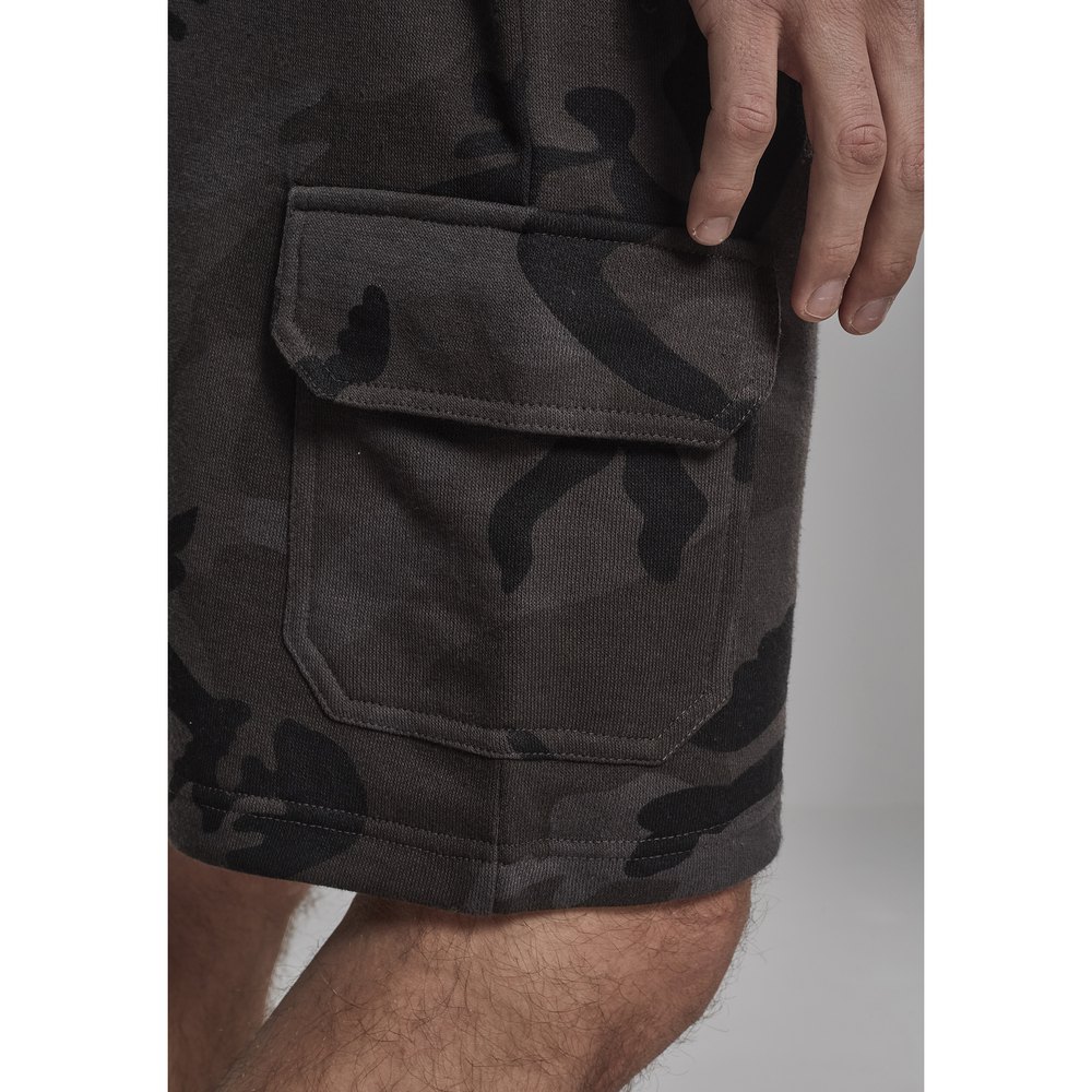 urban classics terry cargo shorts noir,gris s homme