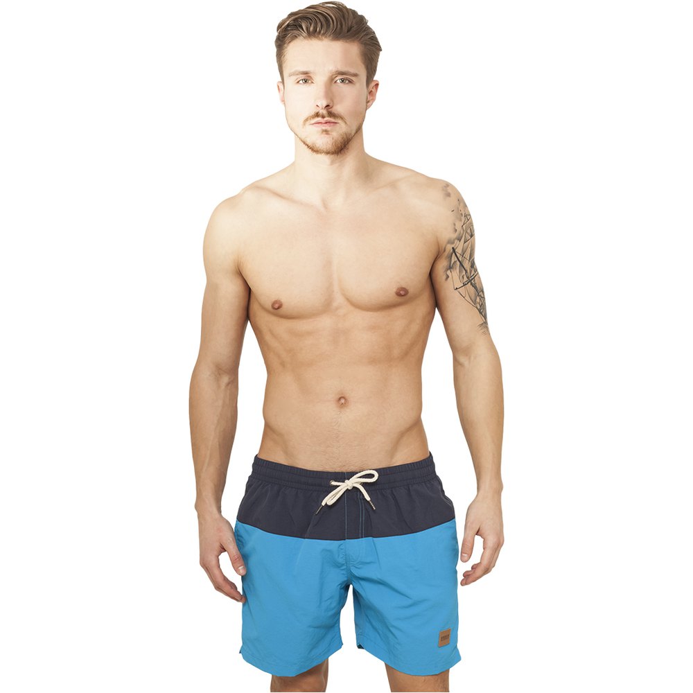 urban classics basic swim shorts bleu xs homme