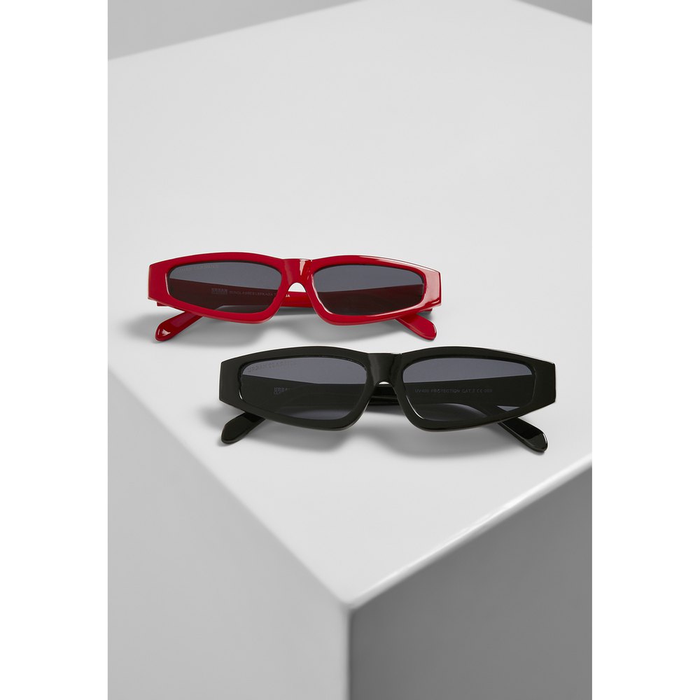urban classics pack of 2 sunglasses lefkada noir  homme