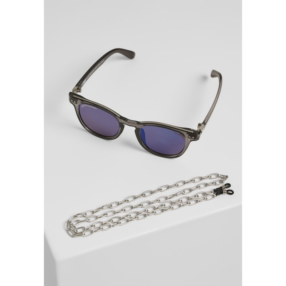 urban classics italy with chain sunglasses gris  homme
