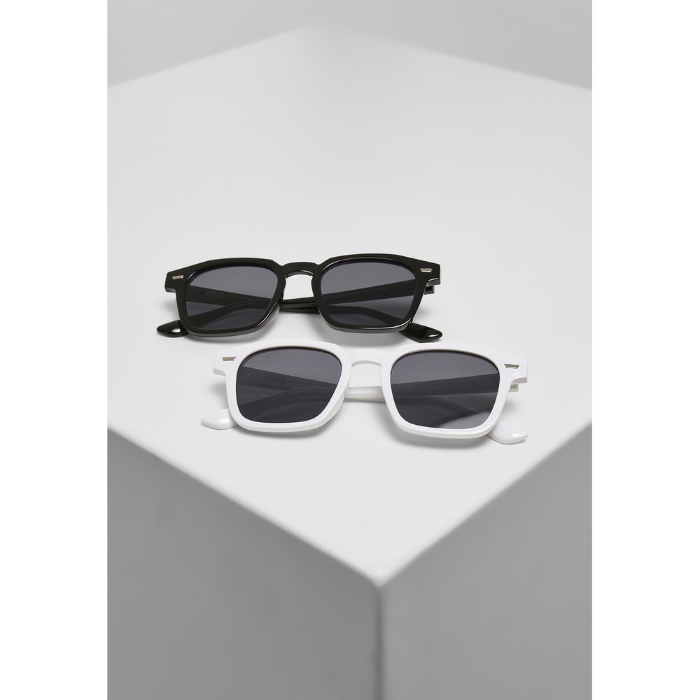urban classics pack of 2 sunglasses symi noir  homme