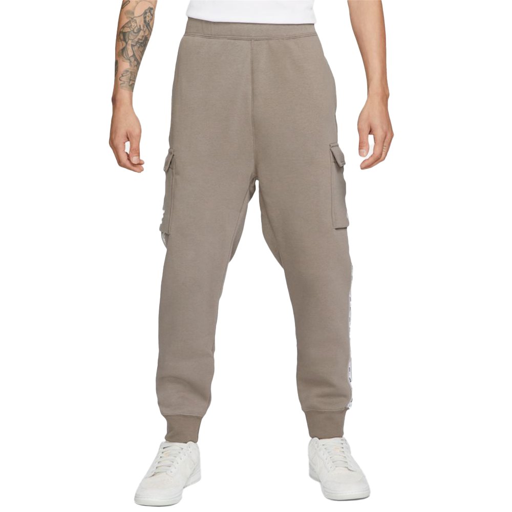 nike sportswear fleece cargo pants gris xs homme