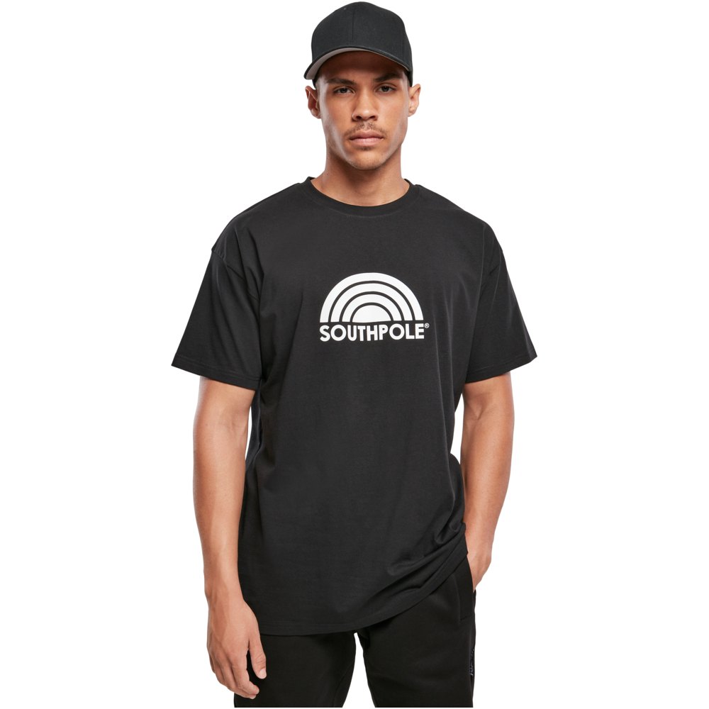 southpole logo short sleeve round neck t-shirt noir 2xl homme