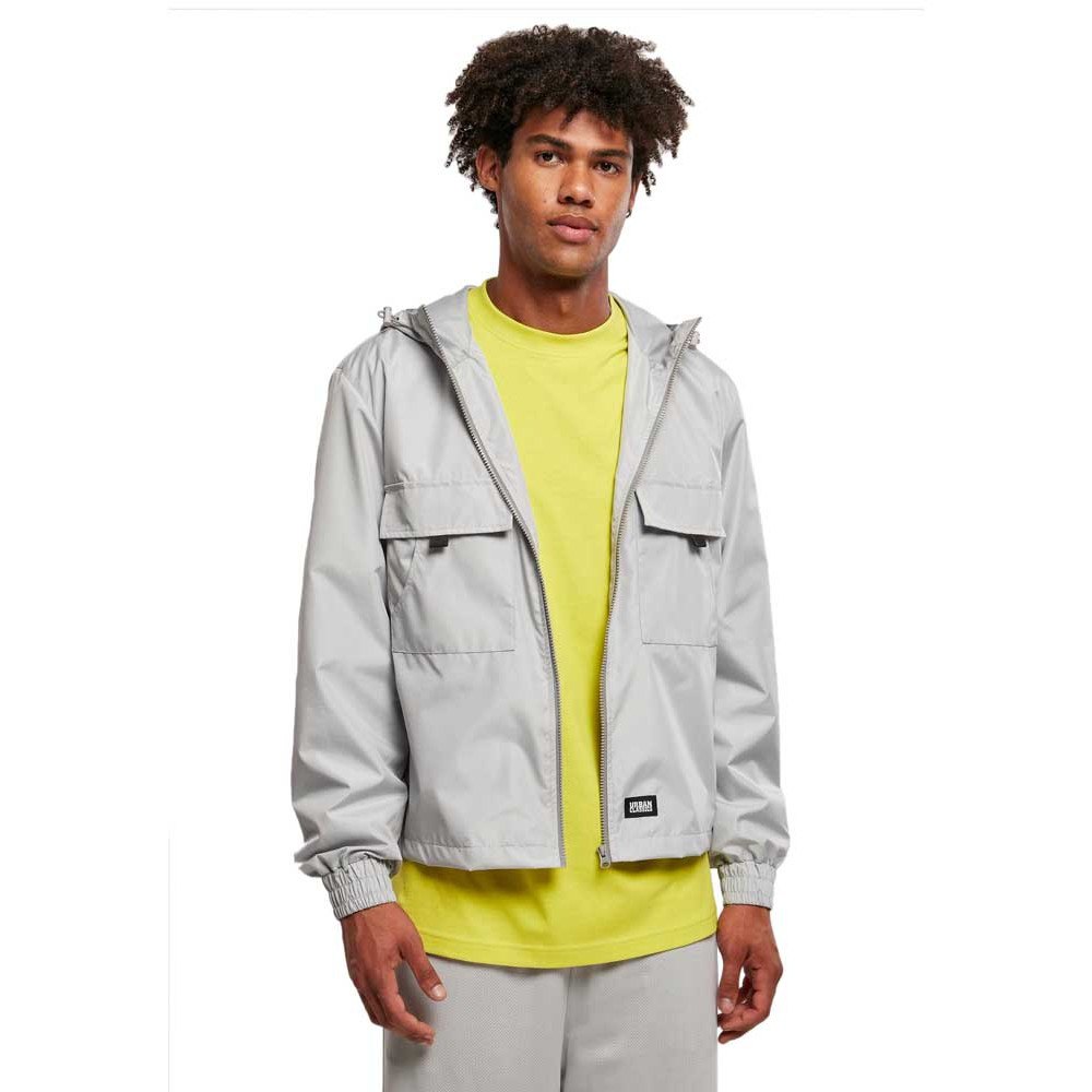 urban classics summer jacket gris l homme