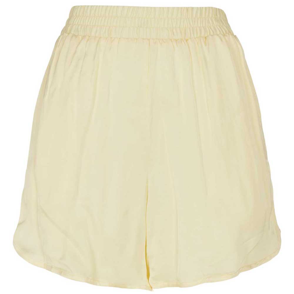 urban classics viscose satin resort shorts jaune 3xl femme