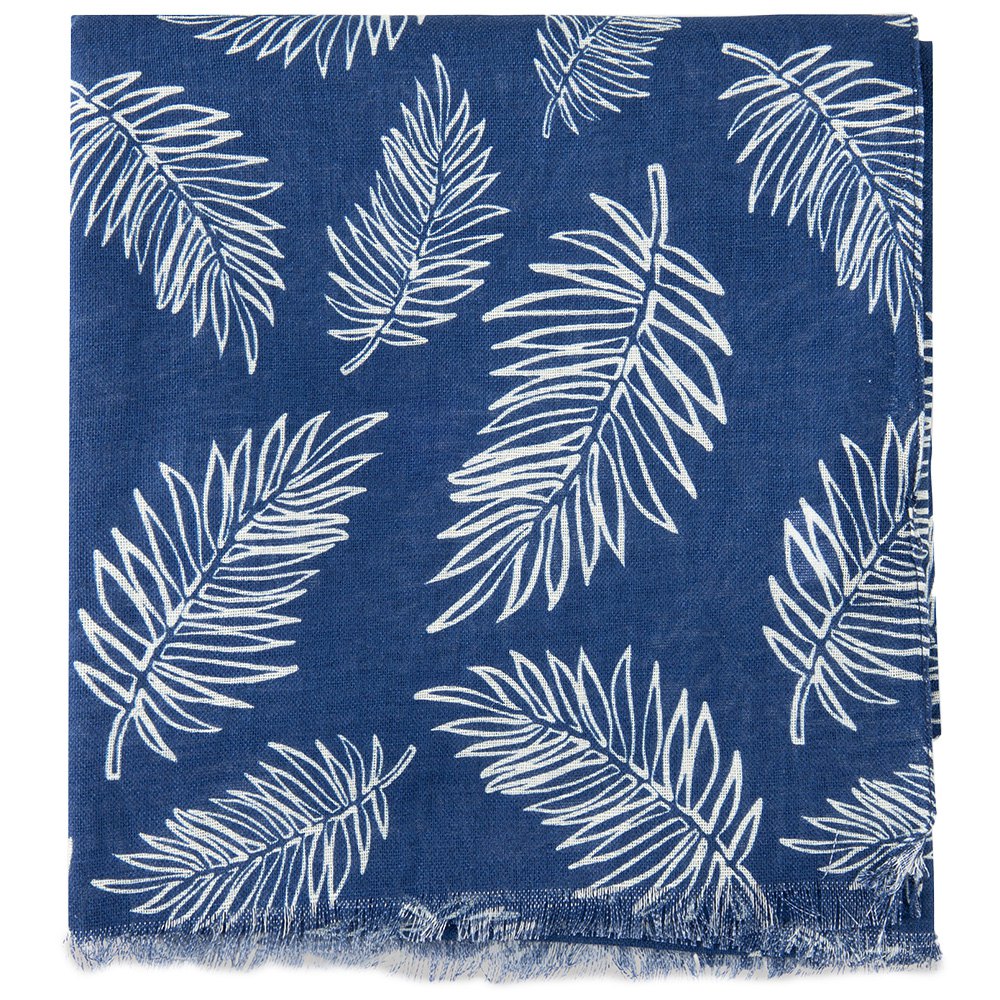façonnable palms scarf bleu  homme