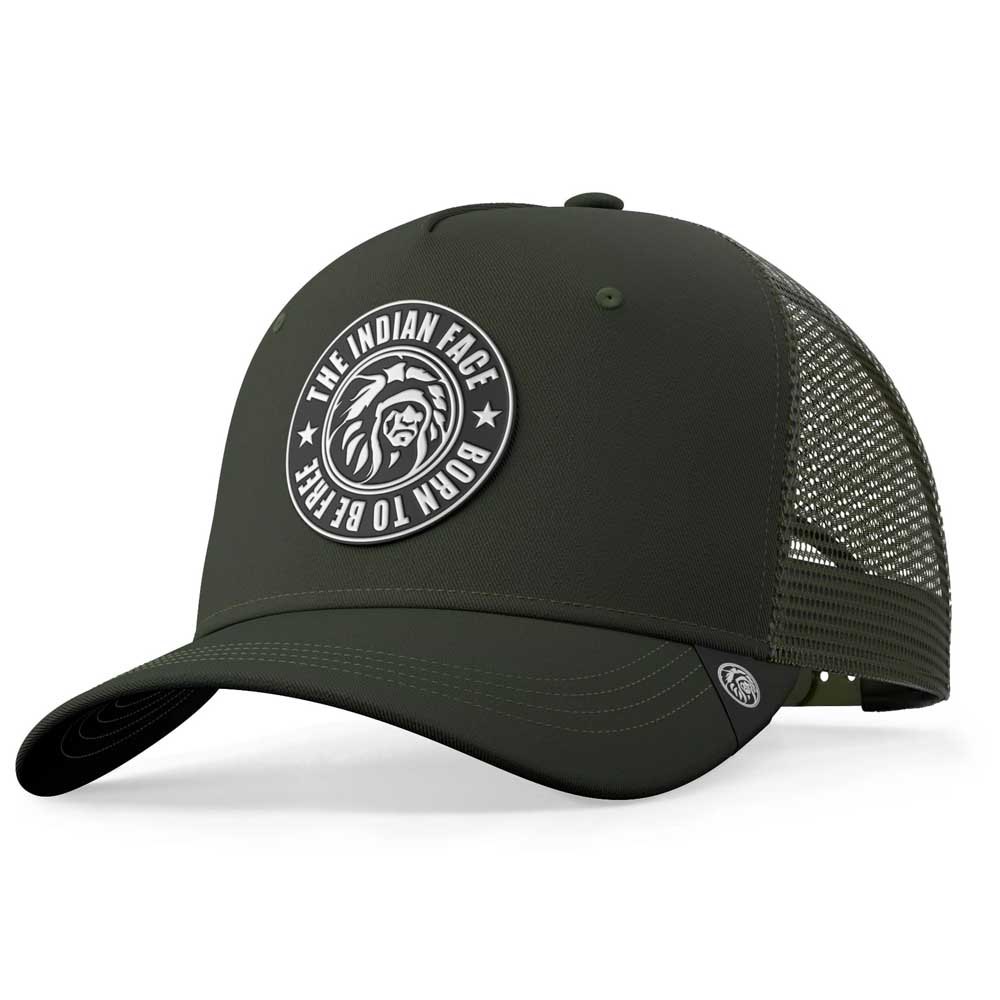 the indian face born to be free trucker cap vert  homme