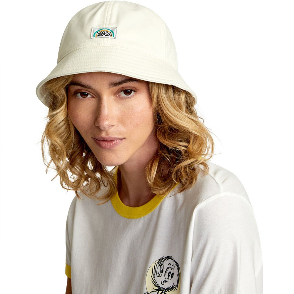 rvca the rowe bucket hat blanc s-m homme