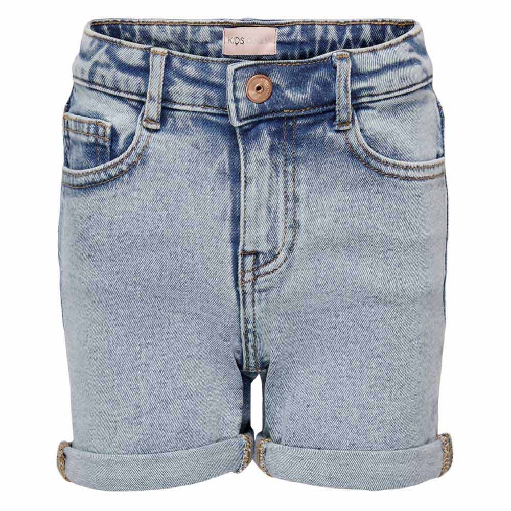 only phine regular waist denim shorts bleu 8 years fille