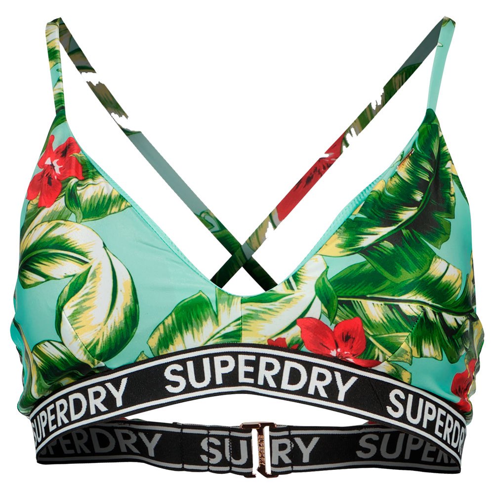 superdry vintage surf logo bikini top multicolore xl femme