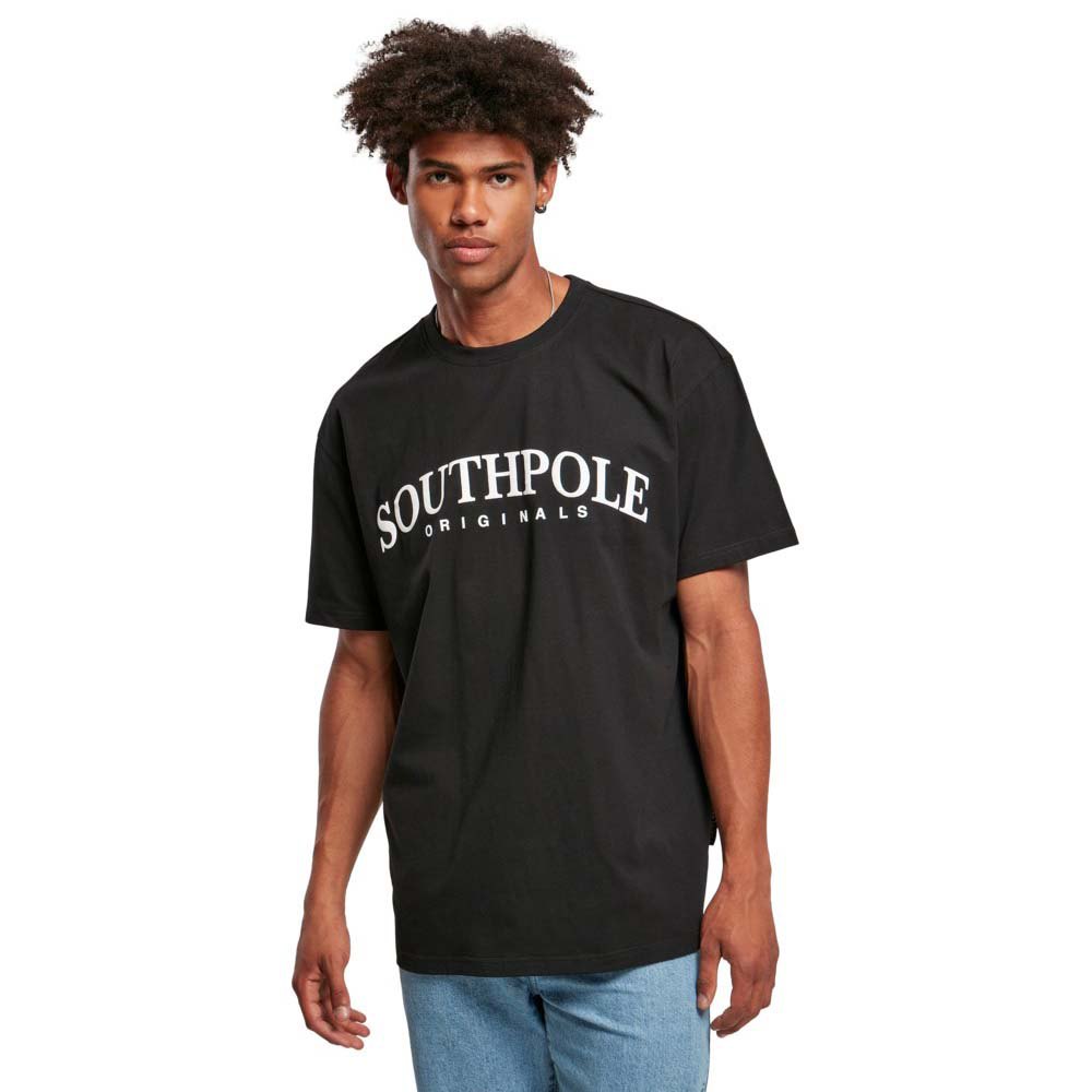 southpole puffer print short sleeve round neck t-shirt noir m homme