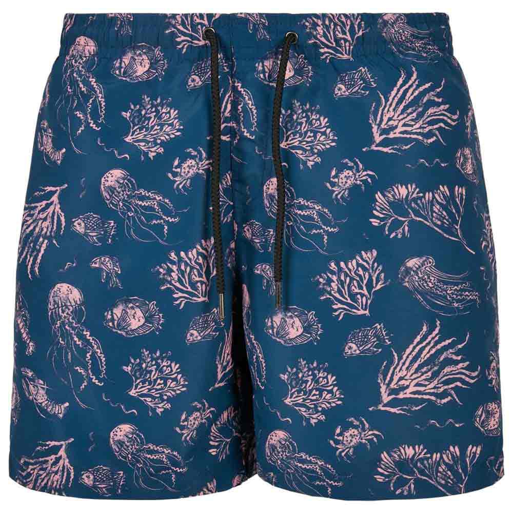 urban classics pattern swimming shorts bleu xl homme
