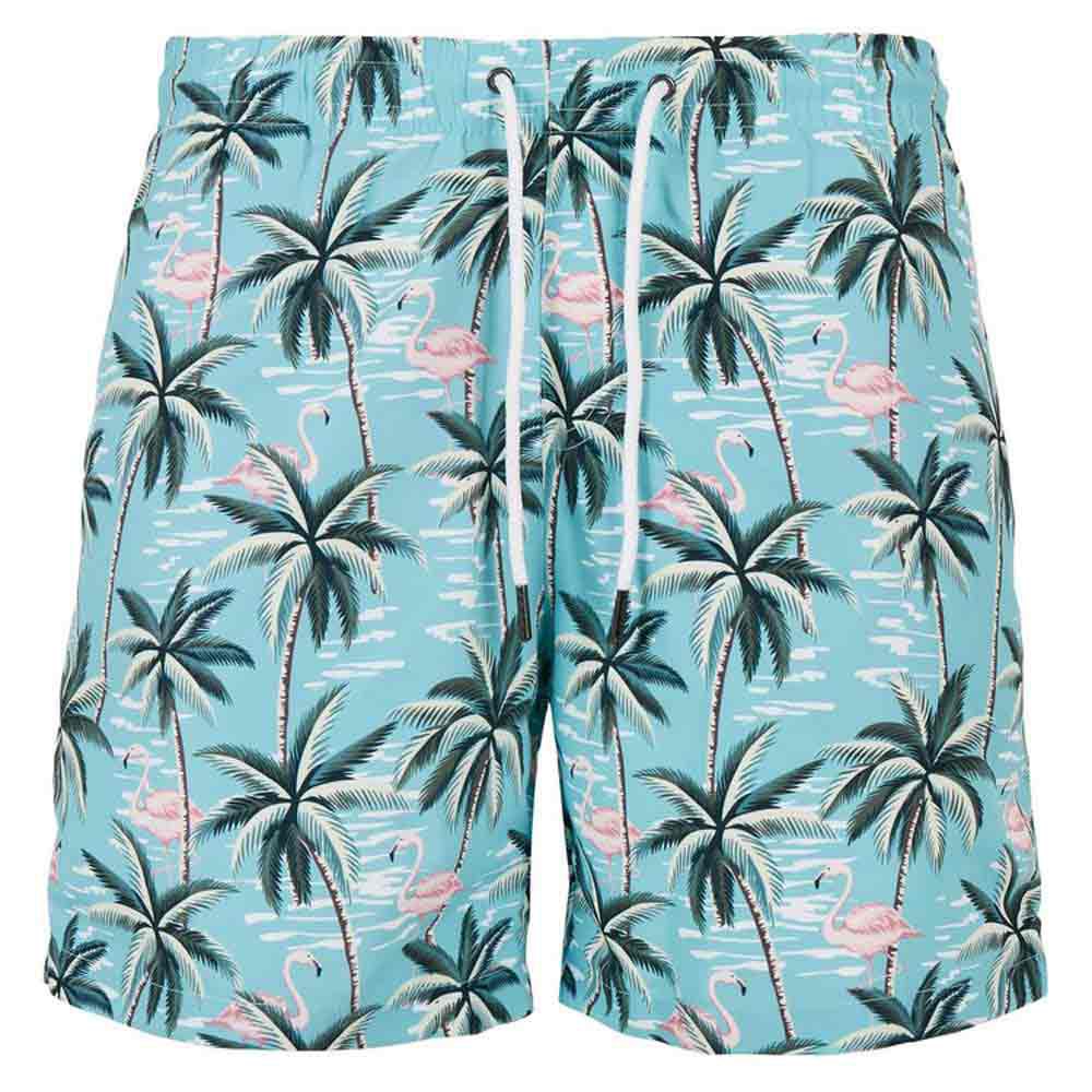 urban classics pattern swimming shorts bleu xs homme