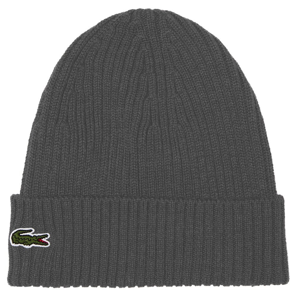 lacoste rb0001-00 beanie gris  homme