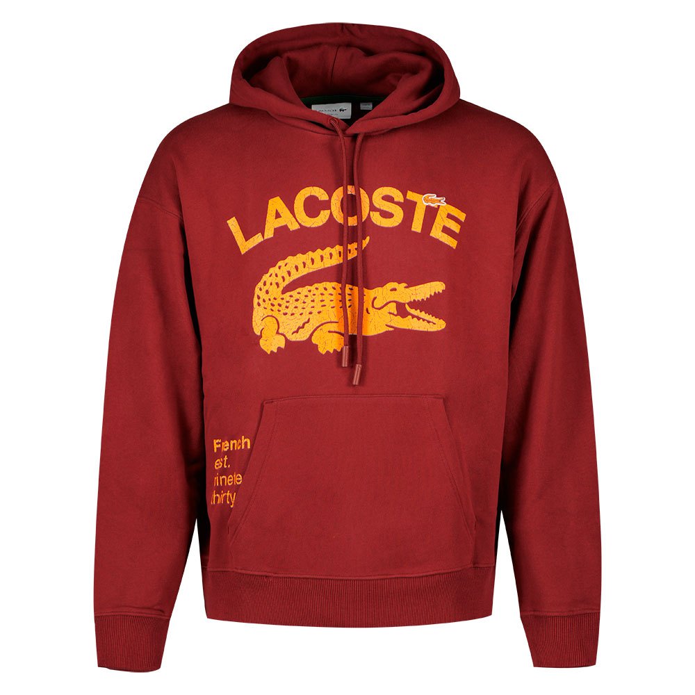 lacoste sh0107-00 sweatshirt rouge xl homme