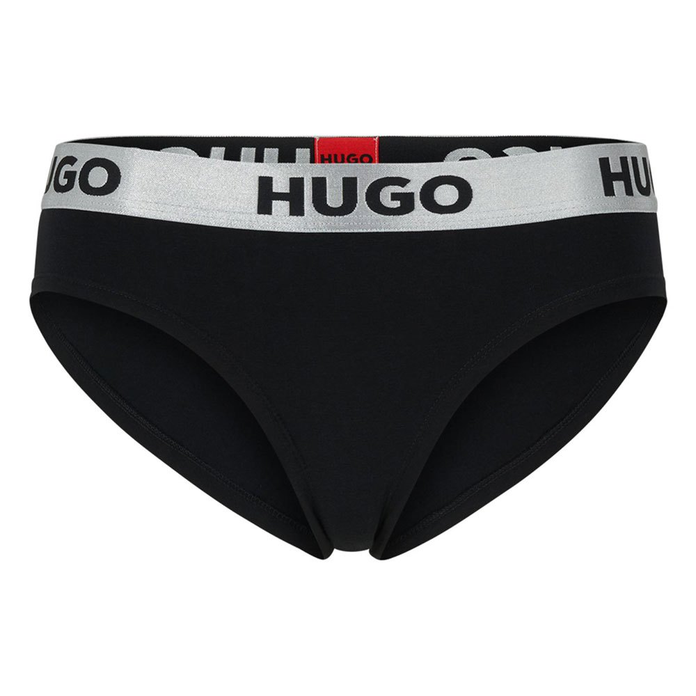 hugo sporty logo panties noir m femme