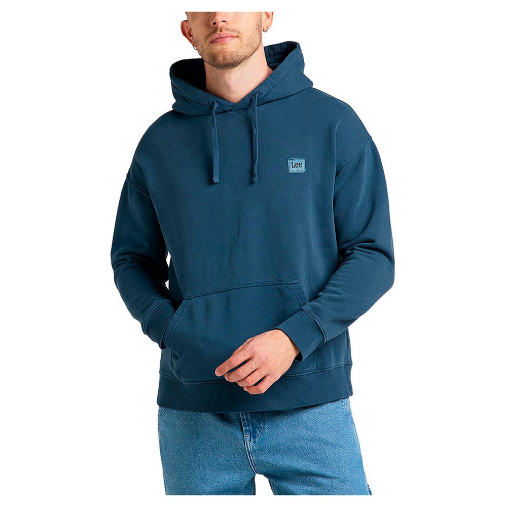 lee core loose hoodie bleu l homme